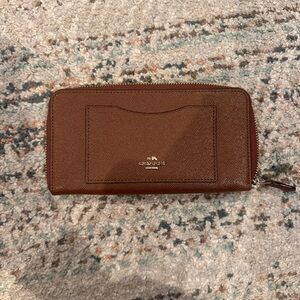Coach Tan Leather Wallet